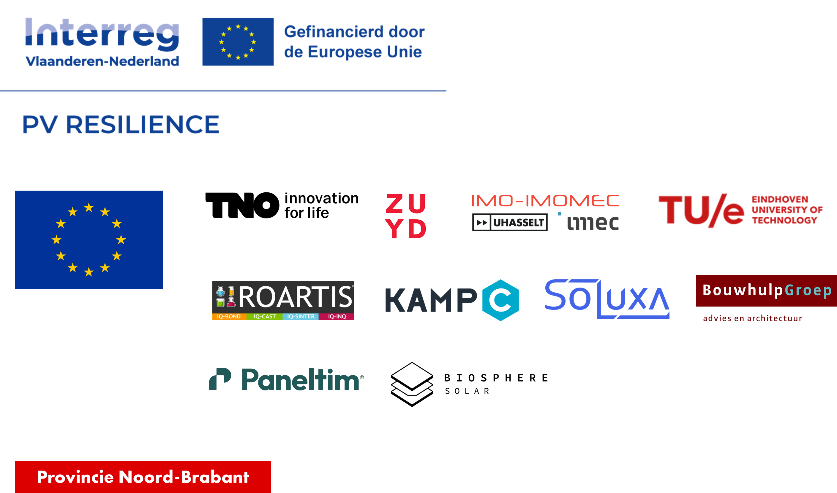 PV RESILIENCE consortium logos