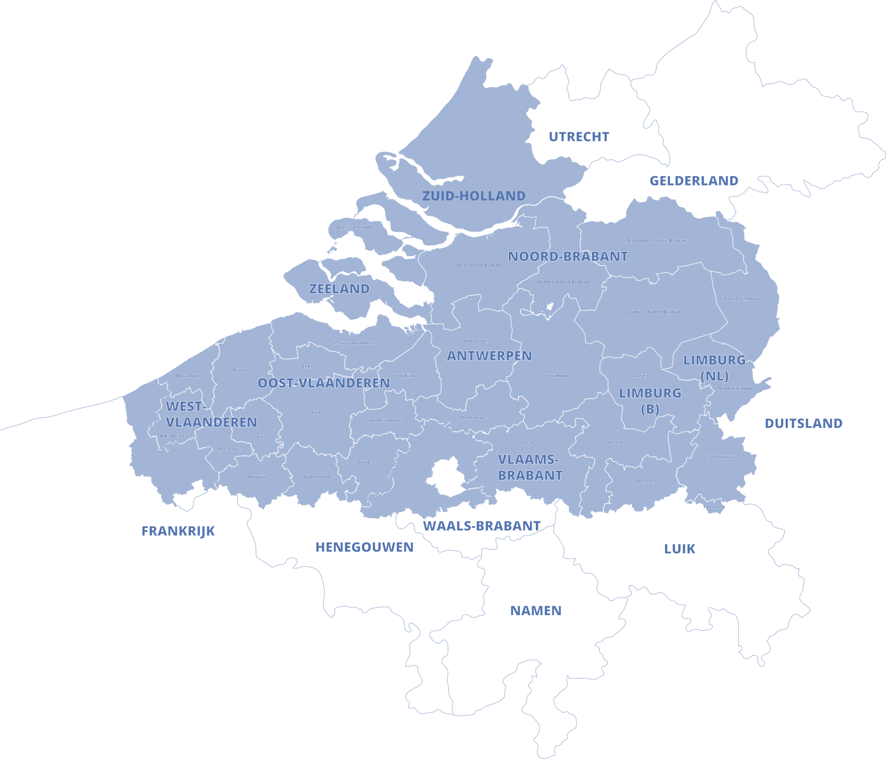 Regio Vlaanderen/Zuid-Nederland