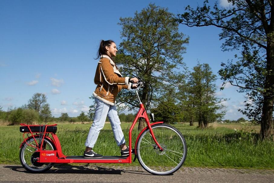 Vrouw op lopifit