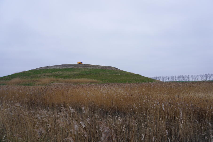 Panoramaheuvel in de Hedwigepolder