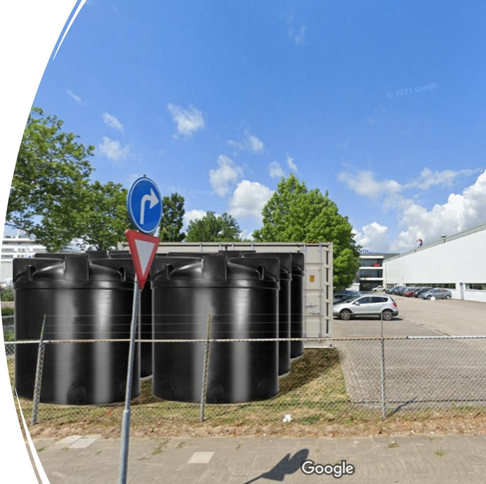 H2 storage tanks VLD Klima Eindhoven AI generated