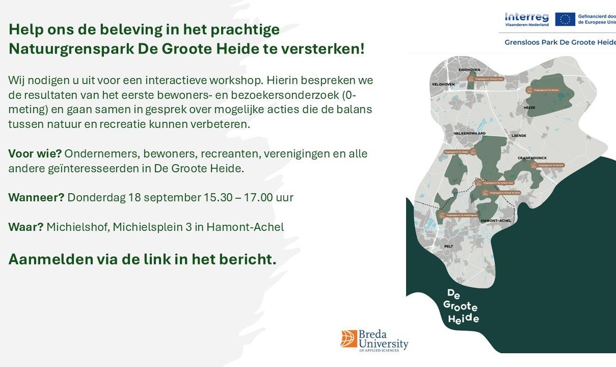 Uitnodiging workshop 18 september 2025