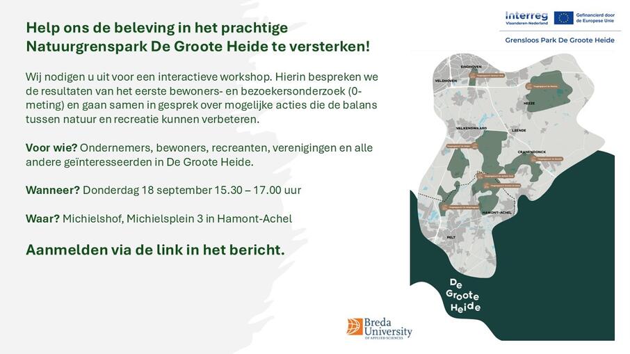 Uitnodiging workshop 18 september 2025