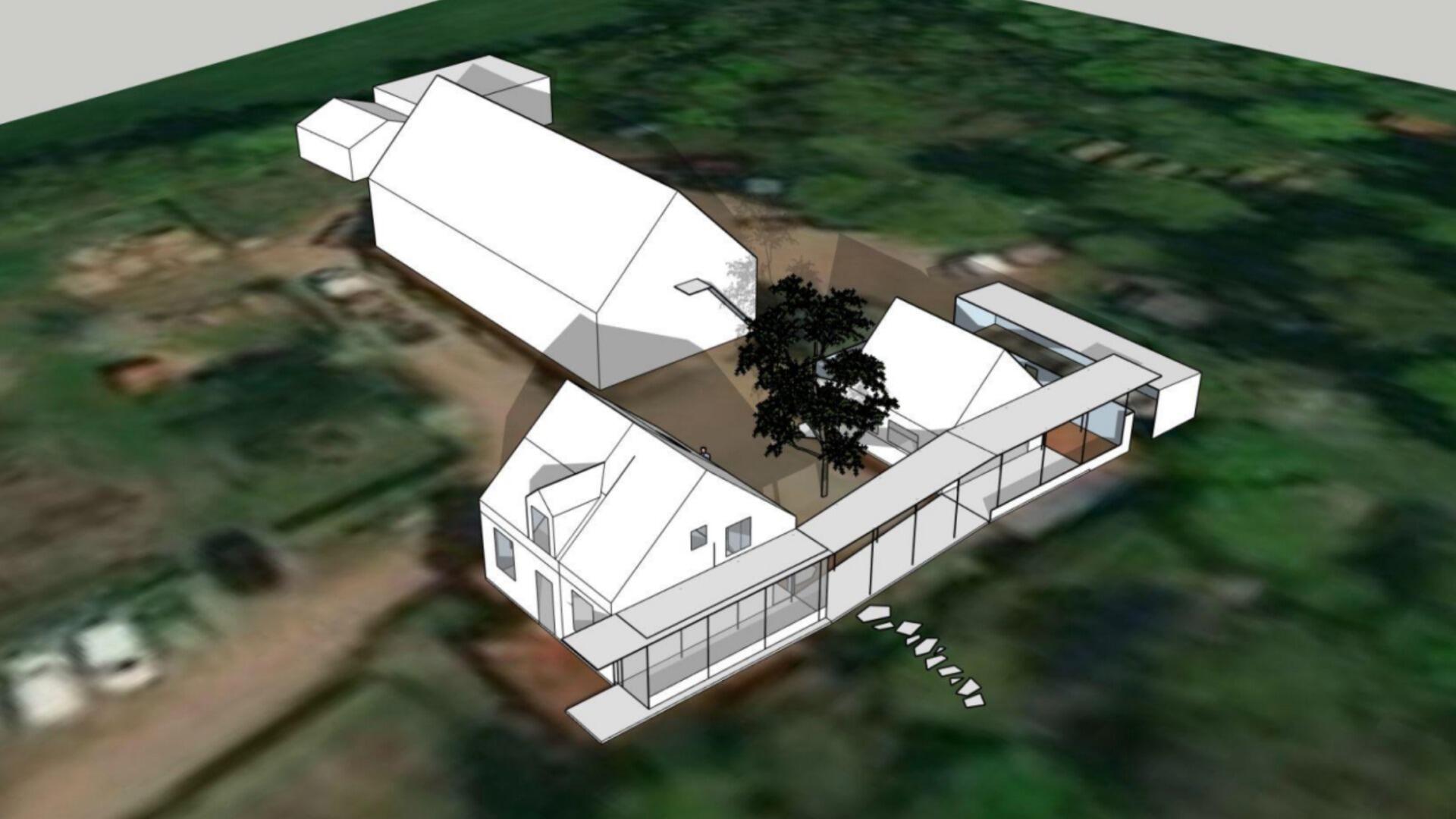 Een render van het project KiemKracht.