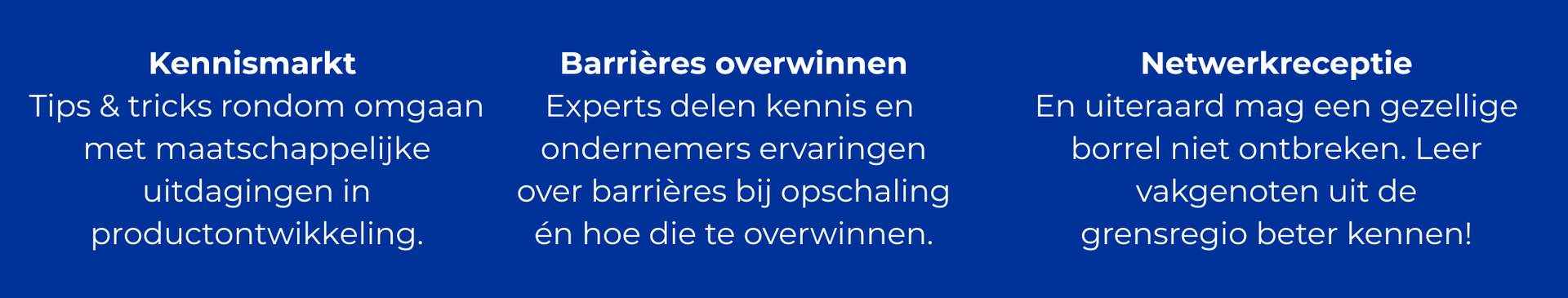 Kennisevenement Van technische uitdaging tot succesvolle opschaling 4