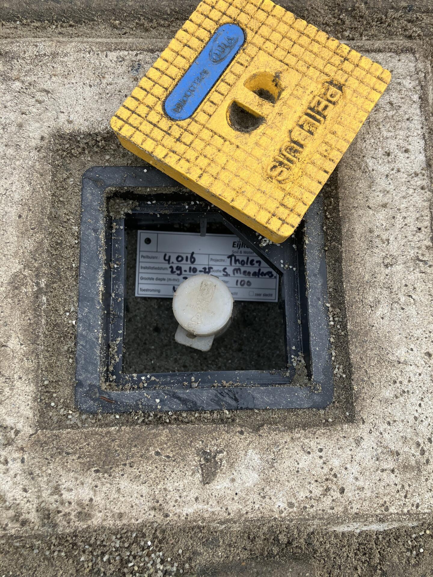 2 Peilbuis om grondwaterstanden te meten