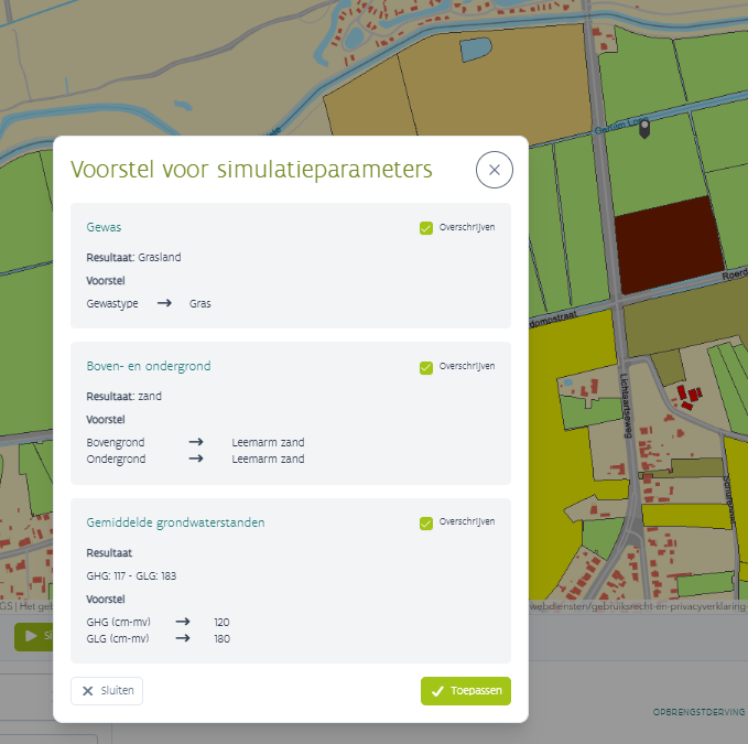 AWI-tool (c) Vlaamse Landmaatschappij