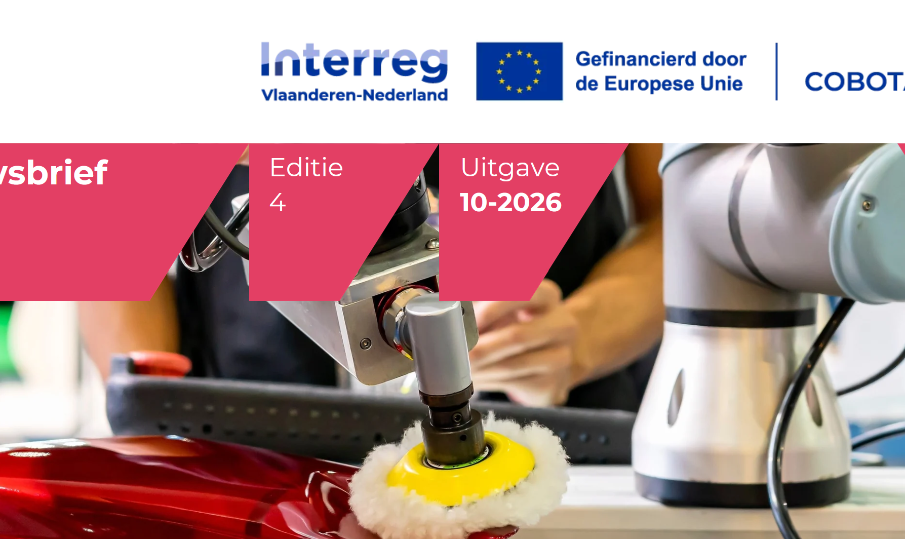 Cobot Assist Nieuwsbrief 4 afbeelding