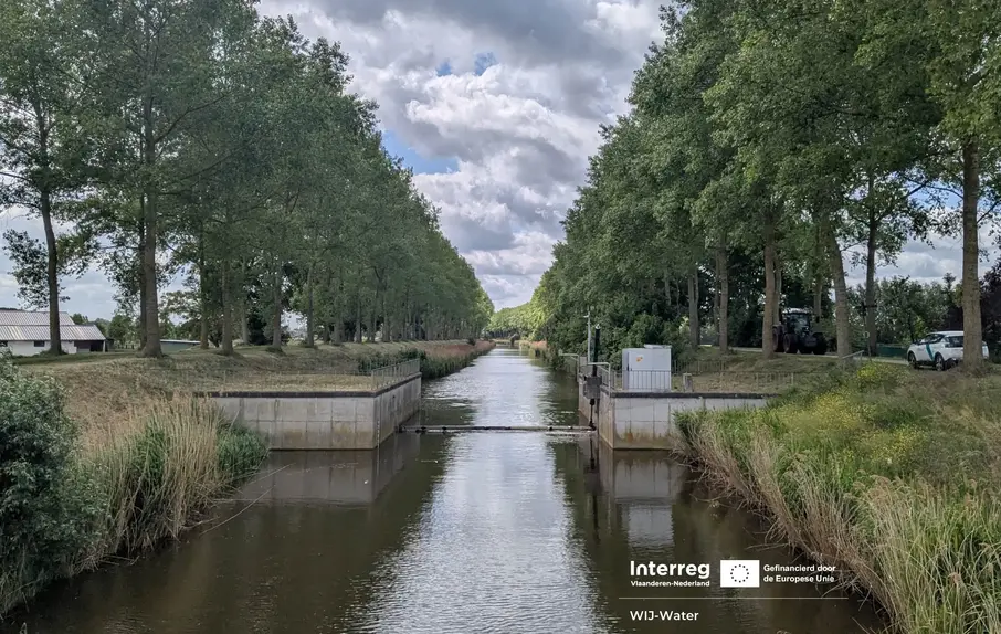 Wij water omgekeerde stuw grimbergen jpg